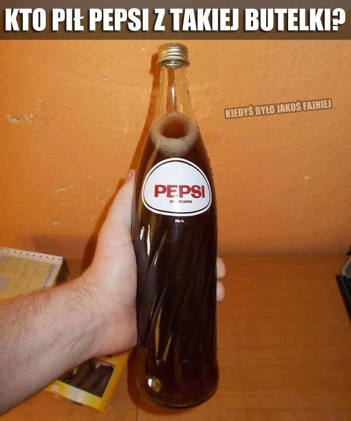 Kto pił Pepsi z takiej butelki?